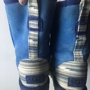 Bright blue Aztec Uggs
